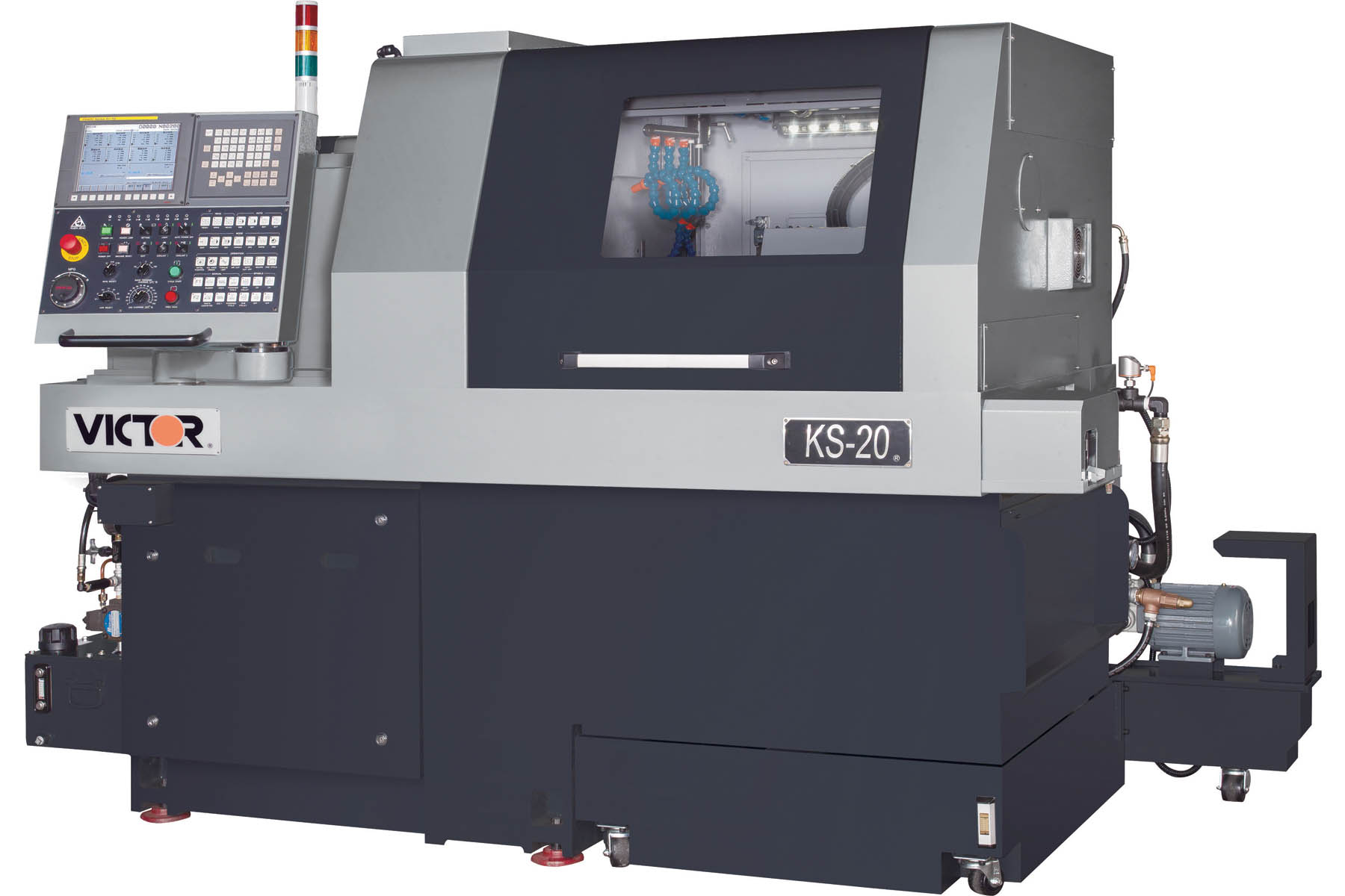 KS20 CNC Sliding Head Swiss Machine